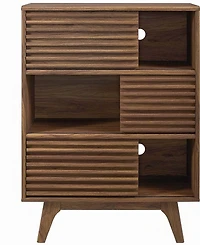 Modway Render 3-Tier Display Storage Cabinet Stand
