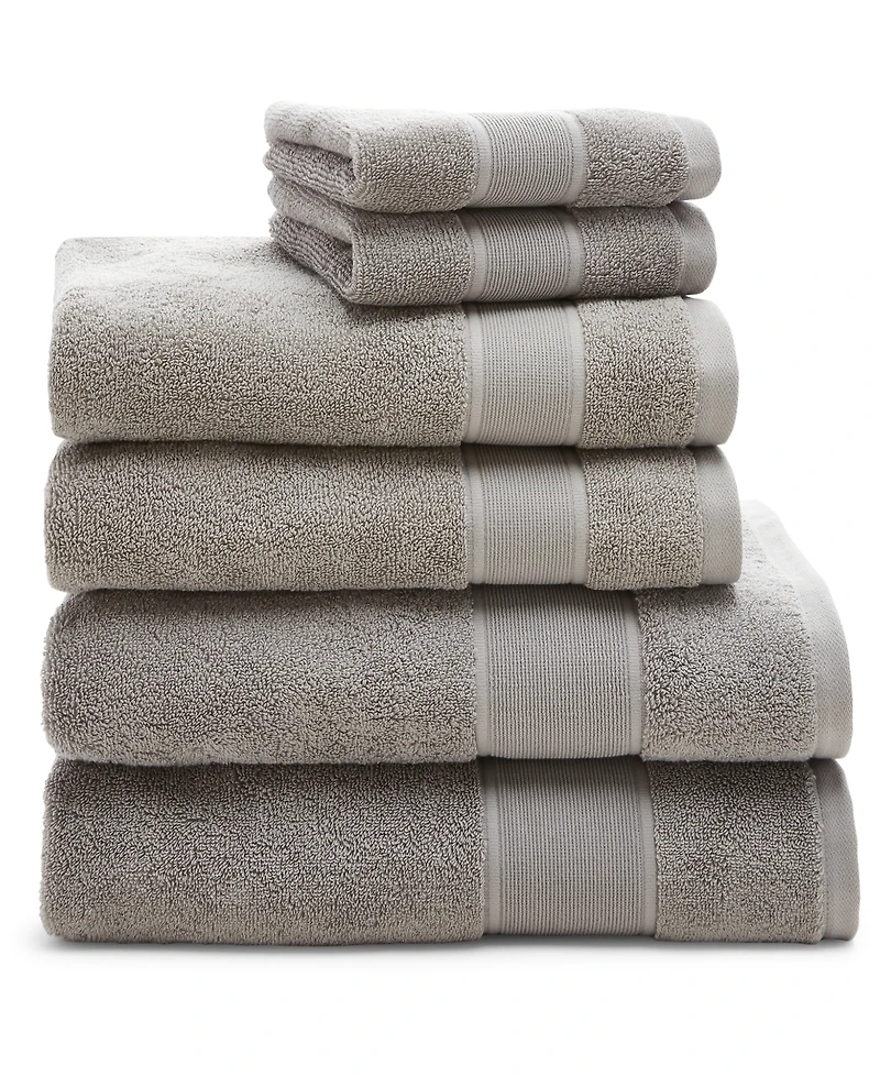 Lauren Ralph Sanders Solid Cotton 6-Pc. Towel Set
