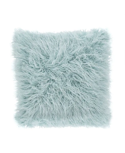 Saro Lifestyle Mongolian Faux-Fur Decorative Pillow, 22" x