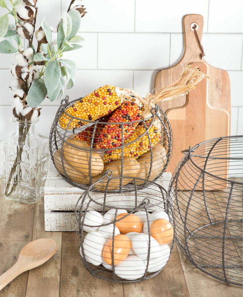 Design Imports Vintage-like Basket Set of 3