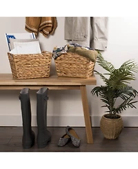 Design Imports Medium Water Hyacinth Basket Set of 2