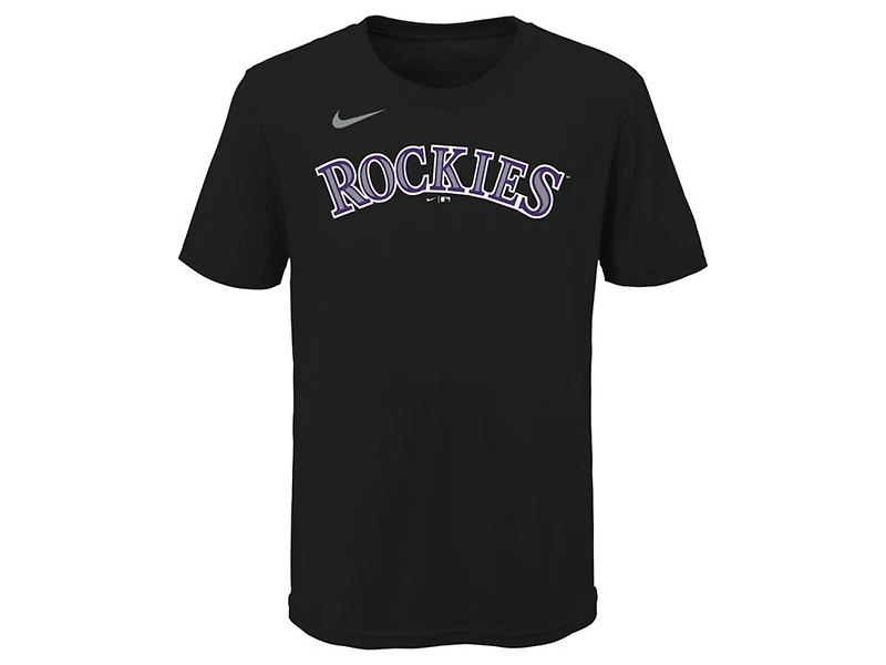Nike Colorado Rockies Big Boys and Girls Name Number Player T-shirt - Charlie Blackmon