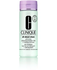 Clinique All About Clean All-In-One Cleansing Micellar Milk + Makeup Remover For Skin Types 1 & 2, 6.7 oz.