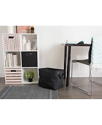 Design Imports Polyester Bin Variegated Rectangle