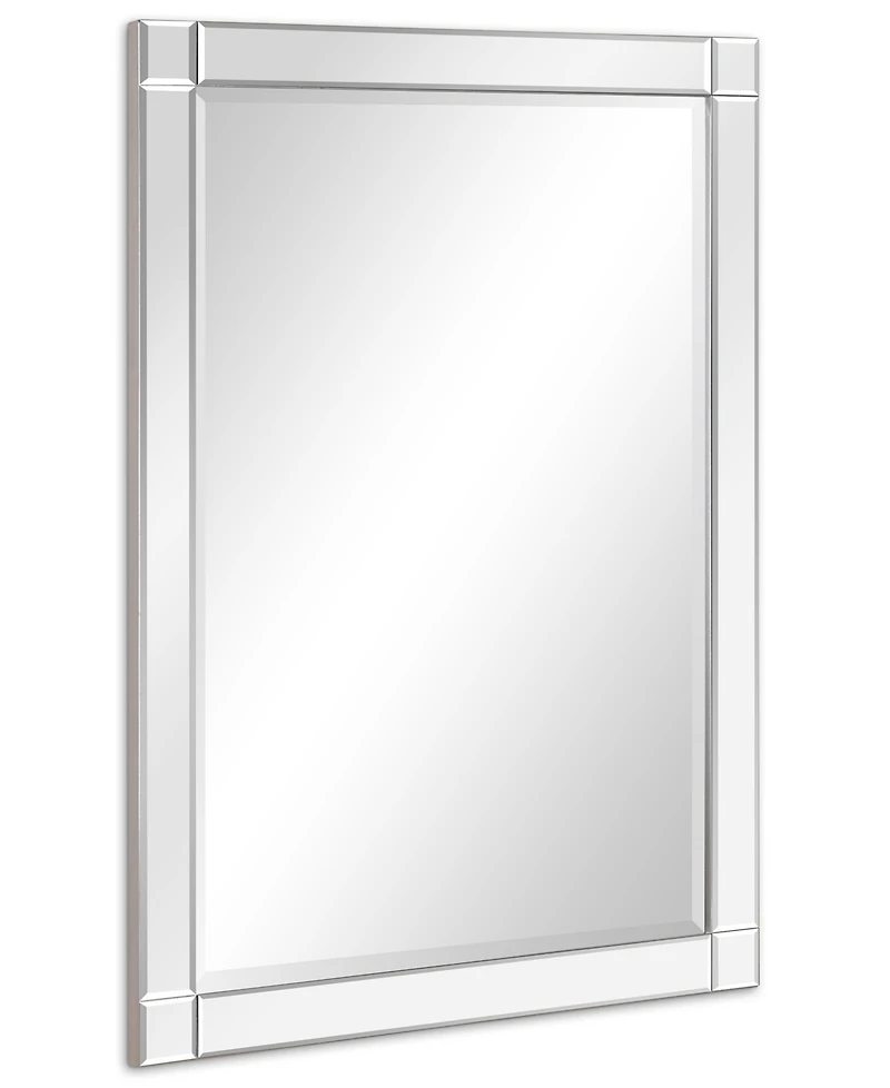 Empire Art Direct Moderno Squared Corner Beveled Rectangle Wall Mirror, 40" x 30" x 1.18"