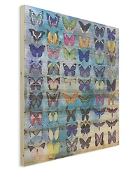 Empire Art Direct Butterflies Arte de Legno Digital Print on Solid Wood Wall Art, 36" x 36" x 1.5"