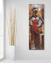Empire Art Direct Miss-tic Mixed Media Iron Hand Painted Dimensional Wall Art, 60" x 20" x 2.5"