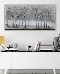 Empire Art Direct Solitary Field Textured Metallic Hand Painted Wall Art by Martin Edwards, 24" x 48" x 1.5"