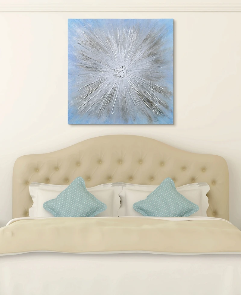 Empire Art Direct Supernova Textured Metallic Hand Painted Wall Art by Martin Edwards, 36" x 36" x 1.5"