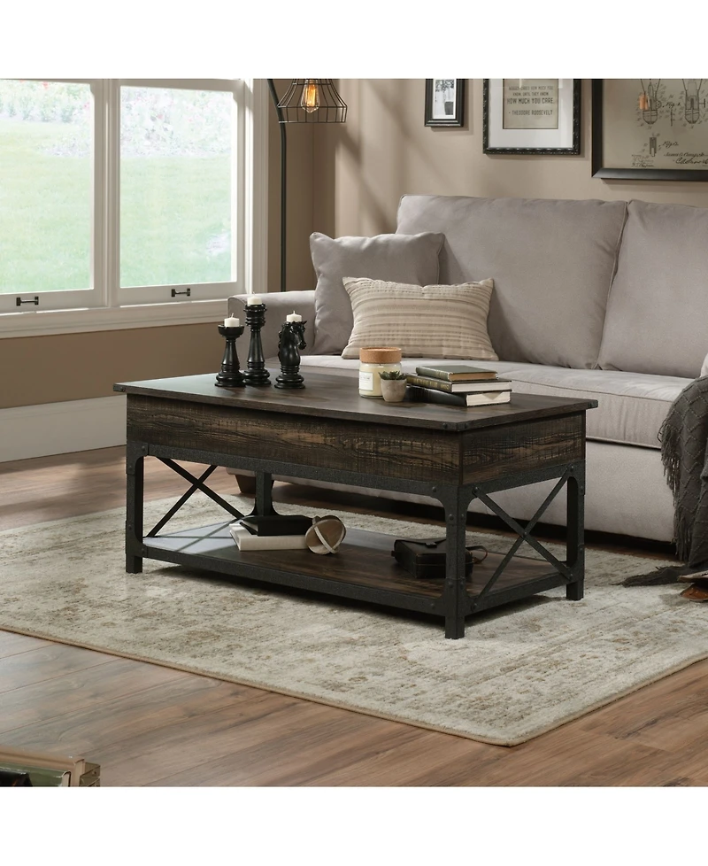 Sauder Steel River Lift-Top Coffee Table