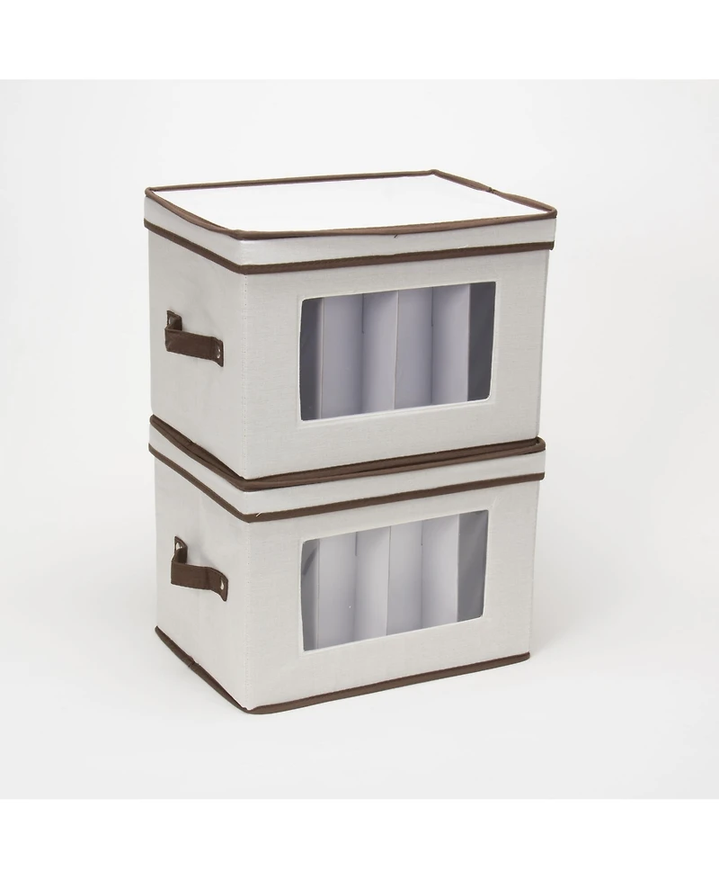 Household Essentials Champagne Flute Storage Box
