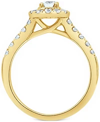 Diamond Halo Bridal Set (1 ct. t.w.) in 14k White, Yellow or Rose Gold