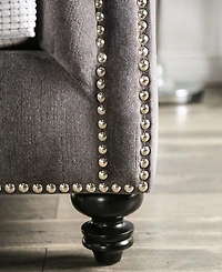 Furniture of America Briarcliffe Upholstered Loveseat