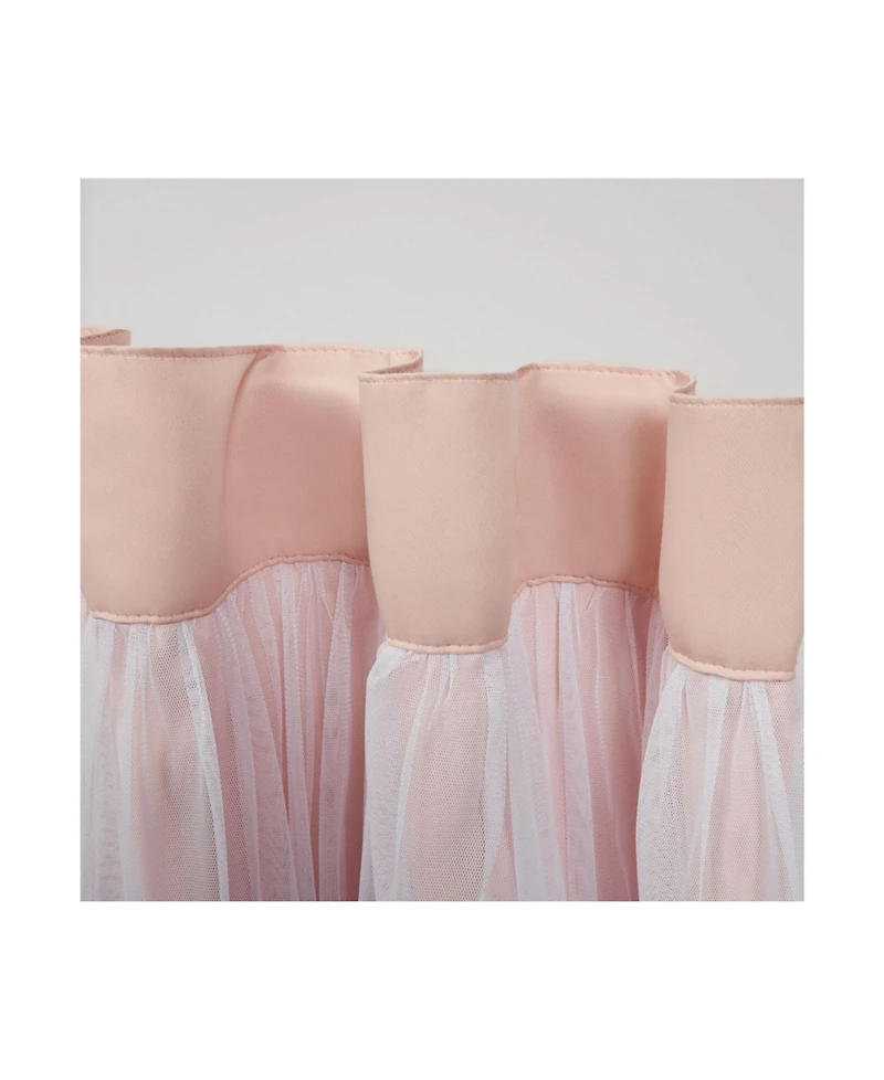 Exclusive Home Curtains Catarina Layered Solid Blackout and Sheer Grommet Top Curtain Panel Pair, 52" x 63"