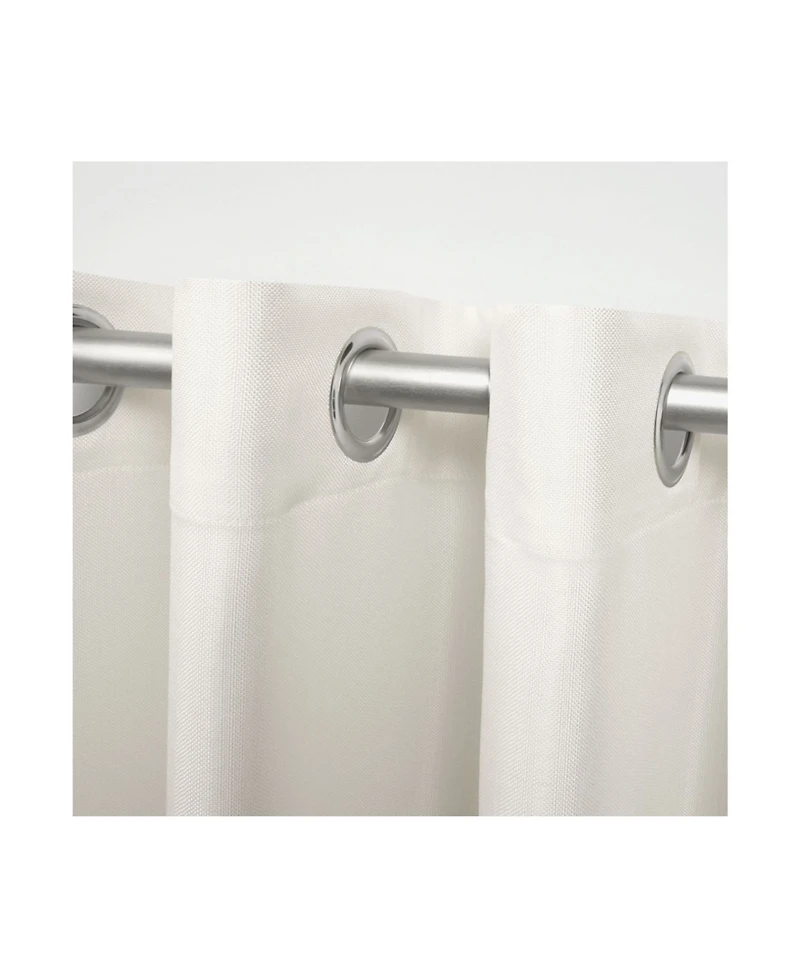Exclusive Home Curtains Biscayne Indoor - Outdoor Two Tone Textured Grommet Top Curtain Panel Pair, 54" x 120"