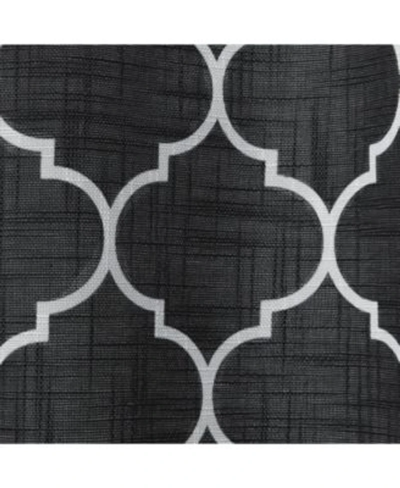 Exclusive Home Curtains Bensen Trellis Blackout Grommet Top Curtain Panel Pair Set Of 2