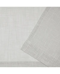 Exclusive Home Curtains Jacinta Flippable Side Ruffle Sheer Rod Pocket Curtain Panel Pair, 54" x 96", Set of 2