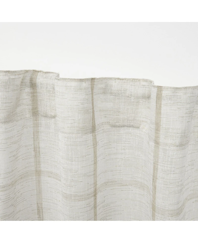 Lauren Ralph Rubin Back Tab Rod Pocket Sheer Curtain Panel