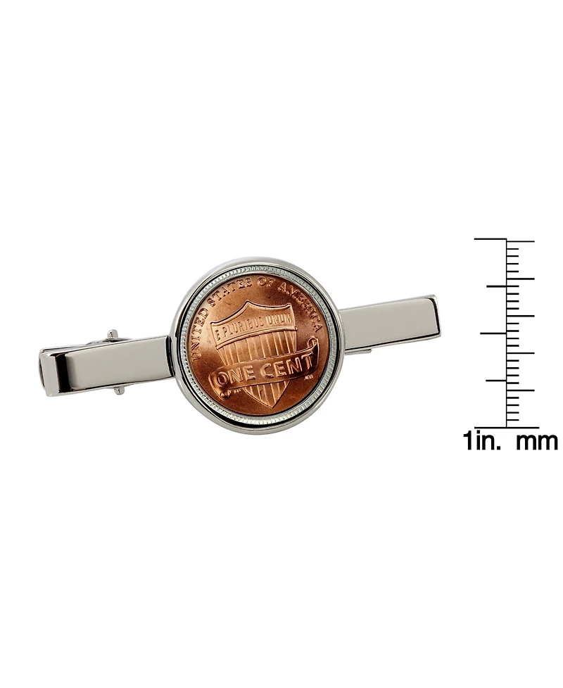 American Coin Treasures Lincoln Union Shield Penny Coin Tie Clip