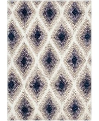 Closeout Orian Cotton Tail Ikat Diamond Multi Rug