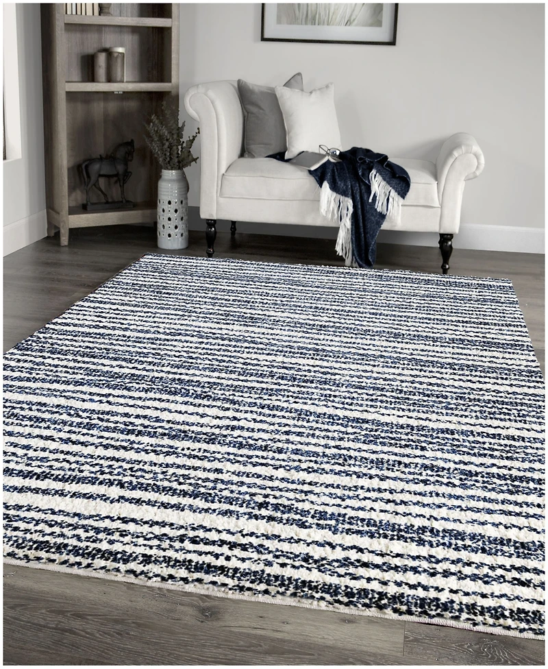 Closeout! Orian Cotton Tail Knitted All Over Neutral 5'3" x 7'6" Area Rug