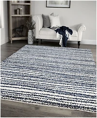 Closeout! Orian Cotton Tail Knitted All Over Neutral 5'3" x 7'6" Area Rug