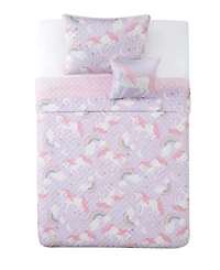 My World Kids Rainbow Unicorn 3-Pc. Comforter Set, Full