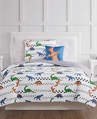 My World Kids Dino Tracks 3-Pc. Quilt Set, Full