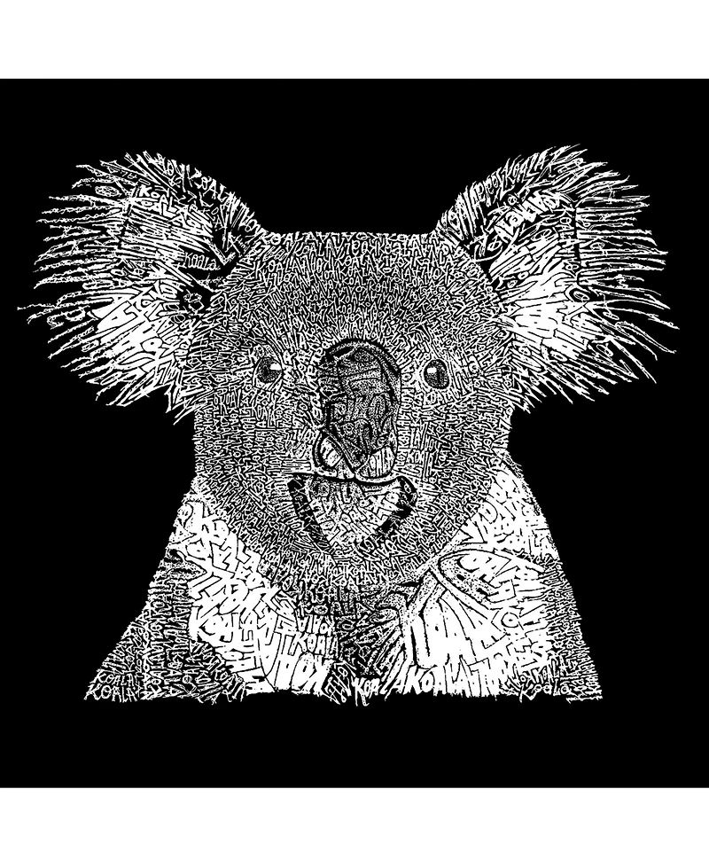 La Pop Art Men's Premium Word T-shirt - Koala