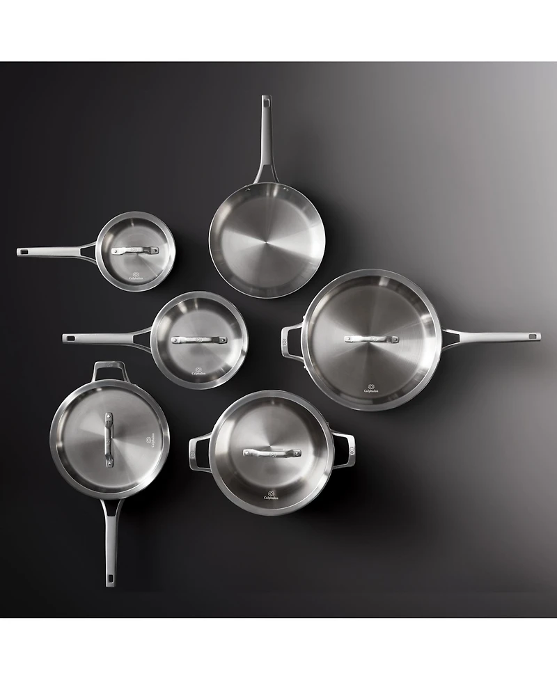 Calphalon Premier Stainless Steel Cookware Set, 11 Piece