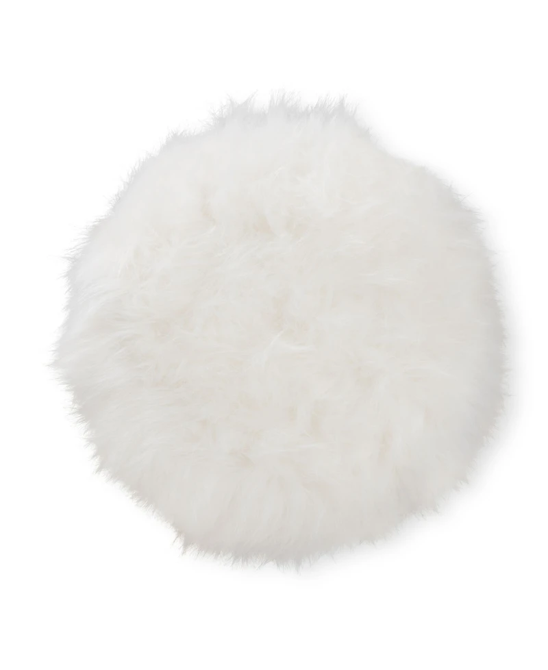 Furniture Catrina Glam and Luxe Upholstered Ottoman