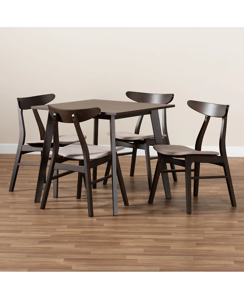 Furniture Britte Upholstered 5 Piece Dining Set