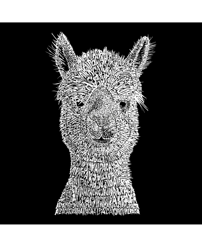 La Pop Art Men's Word - Alpaca T-Shirt
