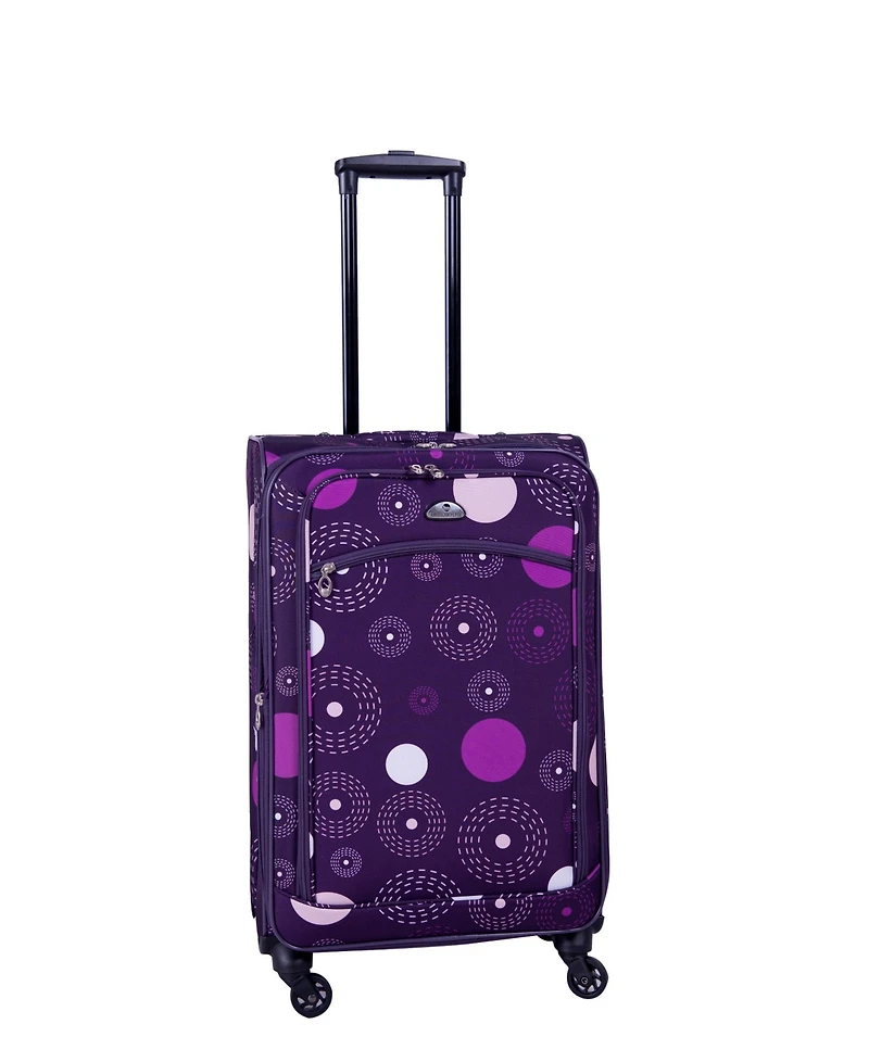 American Flyer Fireworks 5 Piece Spinner Luggage Set