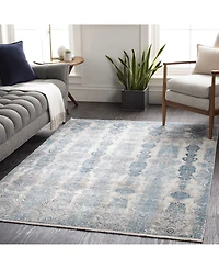 Surya Solar Sor- Gray 3' x 8' Runner Area Rug