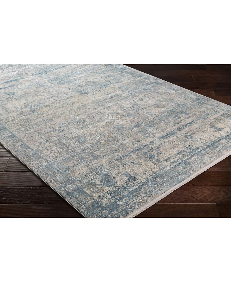Surya Solar Sor-2314 Gray 3' x 8' Runner Area Rug