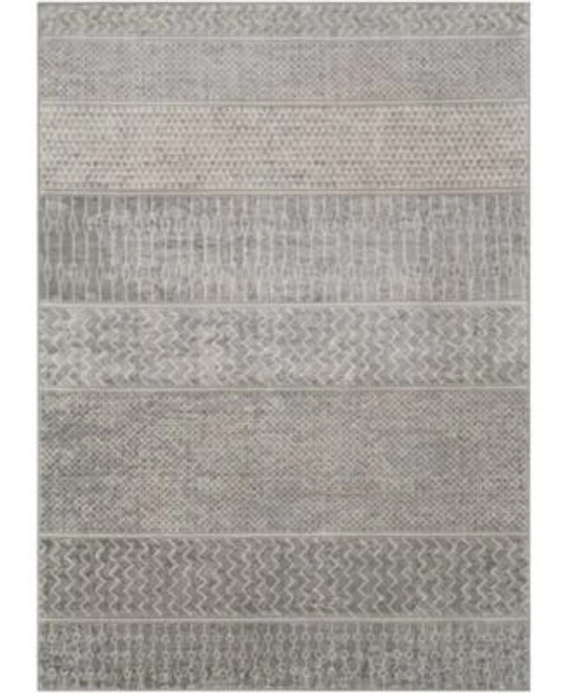Livabliss Monaco Moc Silver Area Rug