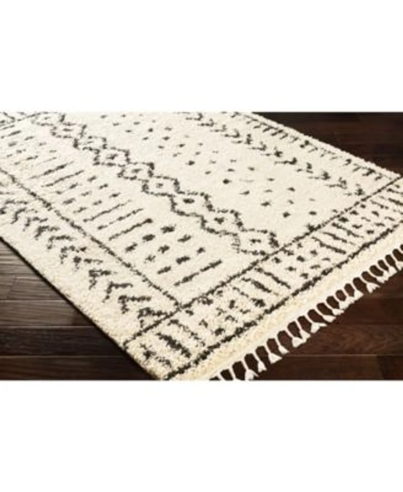 Livabliss Berber Shag Bbe 2311 Charcoal Area Rug