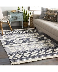 Closeout! Surya Cheyenne Chy-2307 Navy 4' x 6' Area Rug