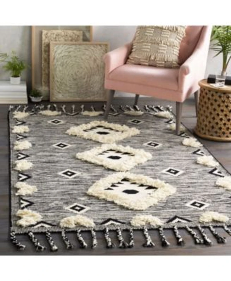 Closeout Livabliss Apache Apa Black Rug