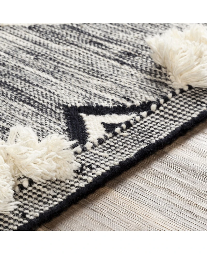 Closeout! Livabliss Apache Apa- Black 8' x 10' Area Rug
