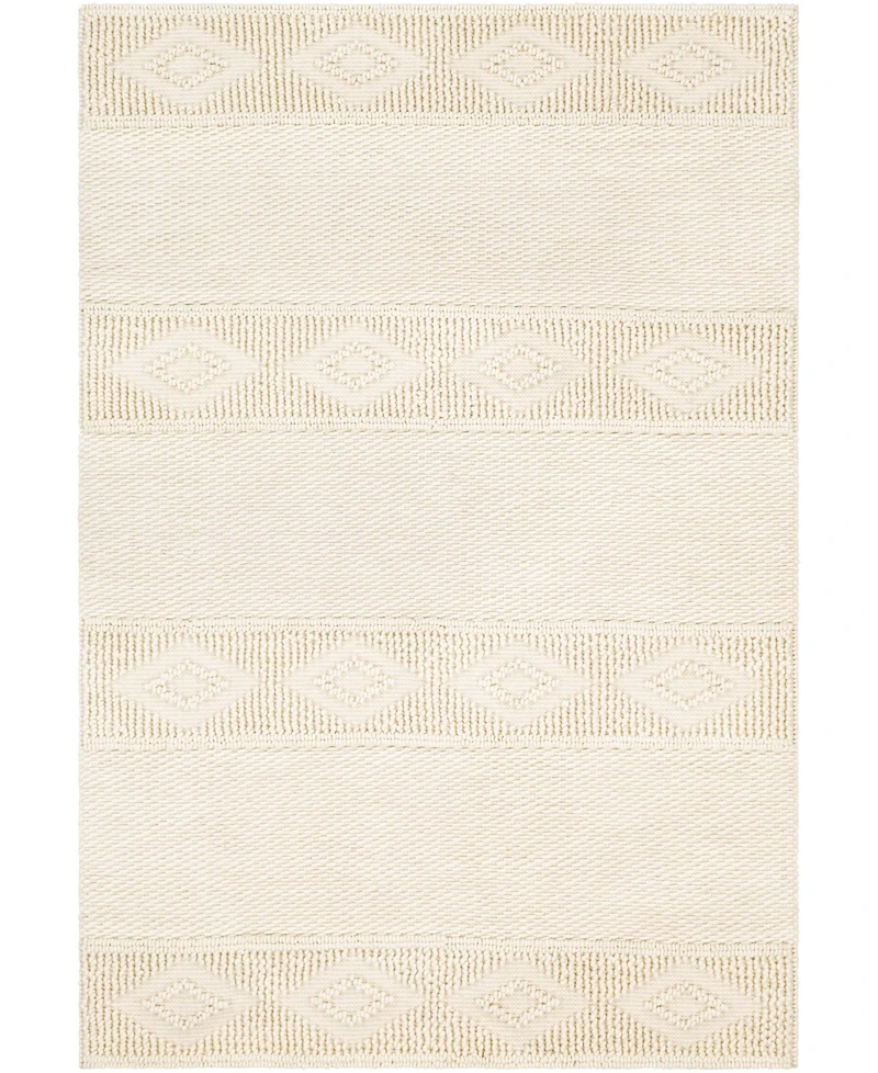 Closeout! Surya Farmhouse Neutrals Fls-2300 Cream 2' x 3' Area Rug
