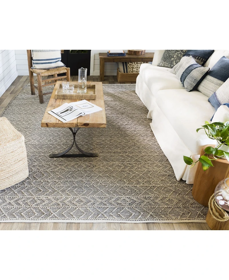 Surya Ingrid Ing-2000 Black 8' x 8' Square Area Rug