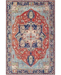 Livabliss Iris Irs- Red 5' x 7'6" Area Rug