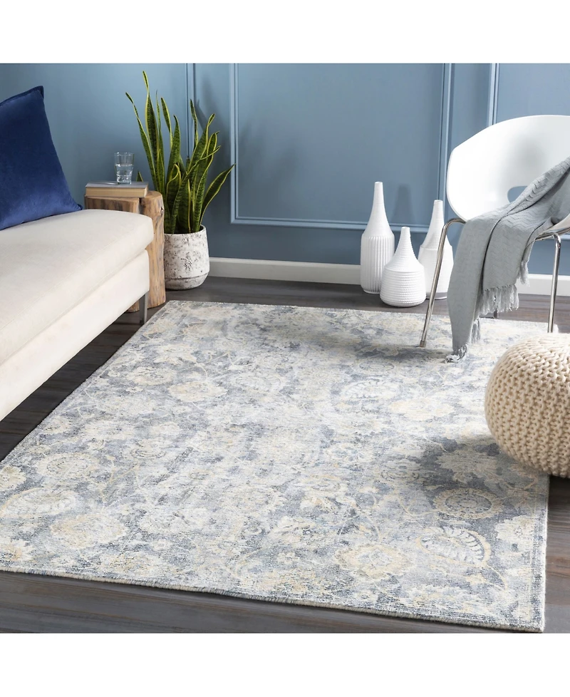 Surya Wilson Wsn-2300 Denim 5' x 7'6" Area Rug