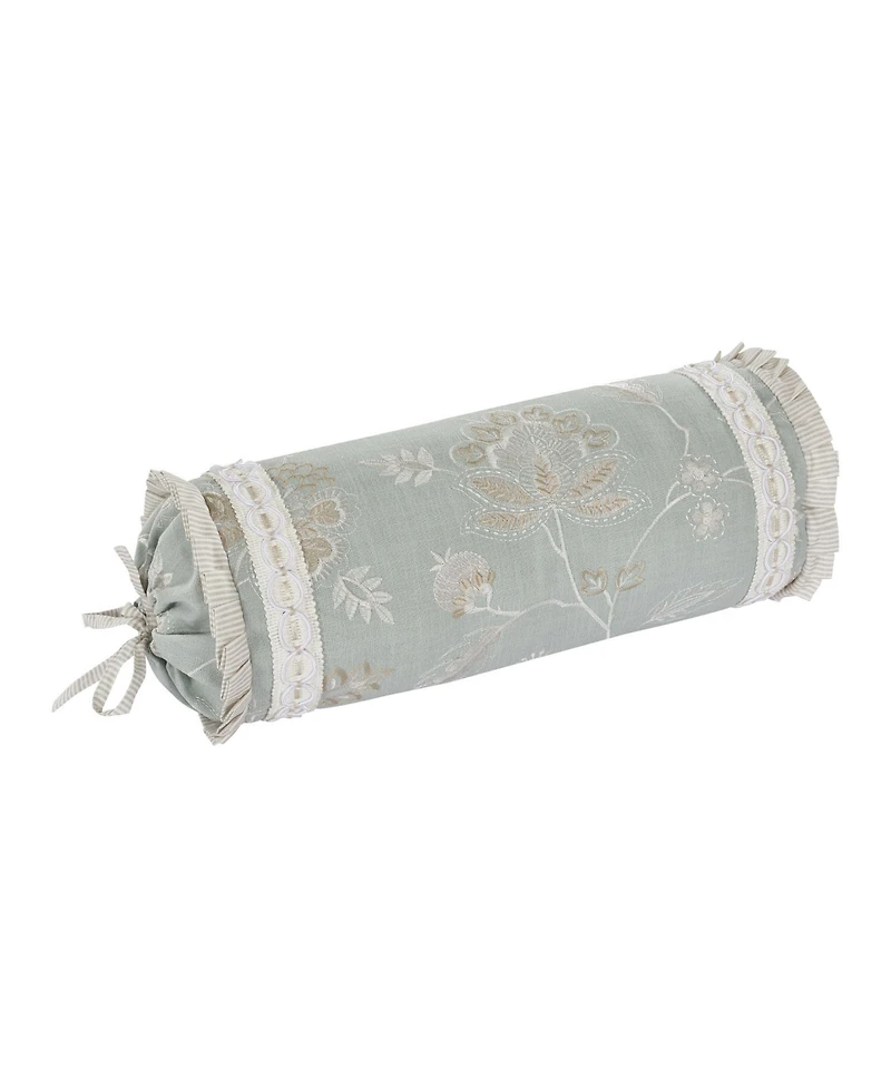 J Queen New York Garden View Neckroll Decorative Pillow, 6" x 26"