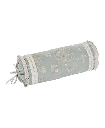 J Queen New York Garden View Neckroll Decorative Pillow, 6" x 26"