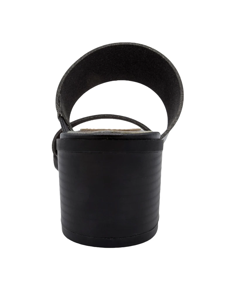 Sugar Women's Halo Two-Band Block-Heel Slides