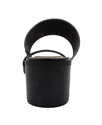 Sugar Women's Halo Two-Band Block-Heel Slides