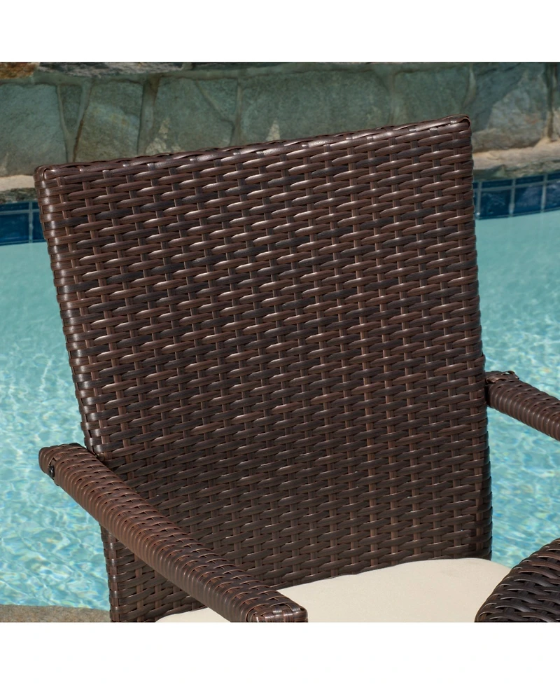 Noble House Canduba Outdoor 3 Pieces Chat Set